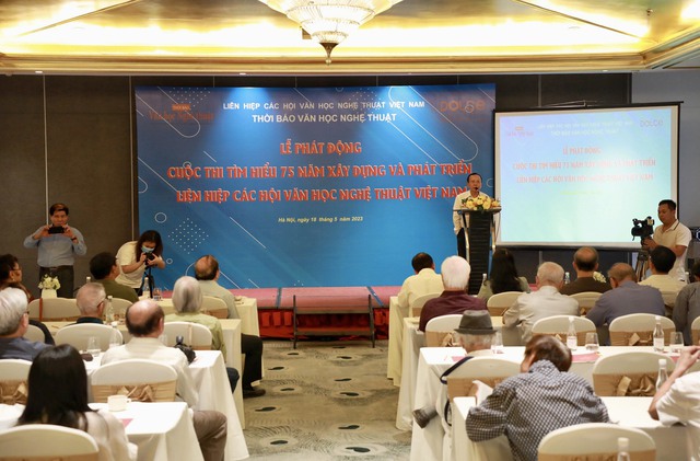 Phát động cuộc thi Tìm hiểu 75 năm xây dựng và phát triển Liên hiệp các Hội VHNT Việt Nam - Ảnh 2.
