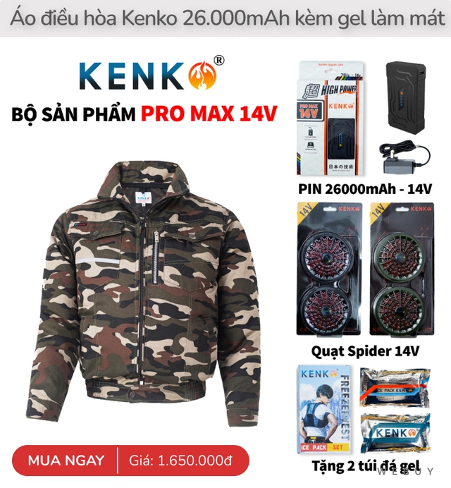 Áo điều hòa tích hợp quạt giá đắt vẫn “cháy hàng”, muốn tiết kiệm nên mua loại này giá chỉ bằng 1/3 - Ảnh 4.