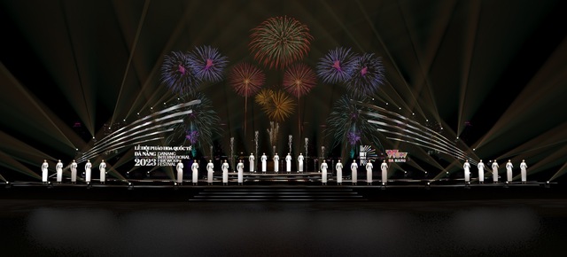 Sân khấu Lễ hội pháo hoa quốc tế Đà Nẵng 2023 đã bắt đầu “lộ diện” - Ảnh 5.