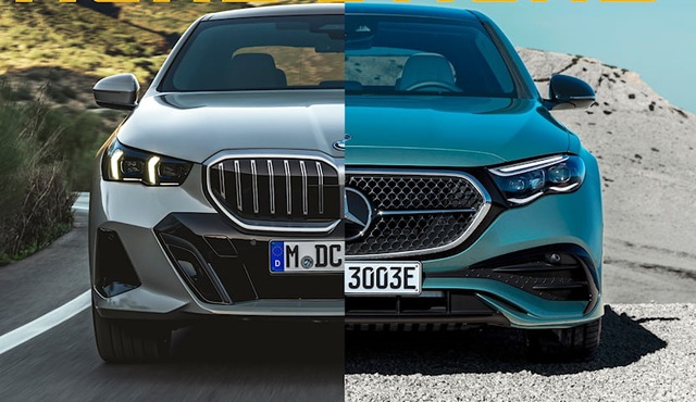 So găng thế hệ mới nhất của BMW 5-Series và Mercedes-Benz E-Class - Ảnh 1.
