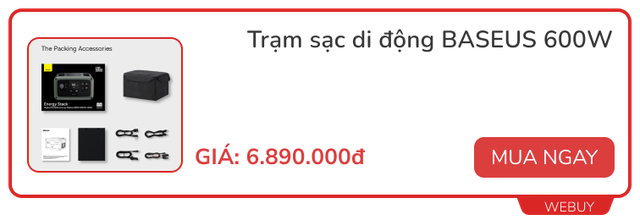 Ông bố Hải Phòng chi tiền triệu mua trạm sạc di động Baseus: Mất điện vẫn xem tivi, chơi PS5 thả ga - Ảnh 8.