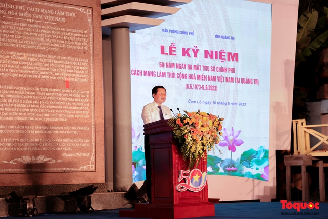 Trọng thể Lễ Kỷ niệm 50 năm ngày ra mắt Trụ sở Chính phủ Cách mạng lâm thời Cộng hòa miền Nam Việt Nam - Ảnh 3.