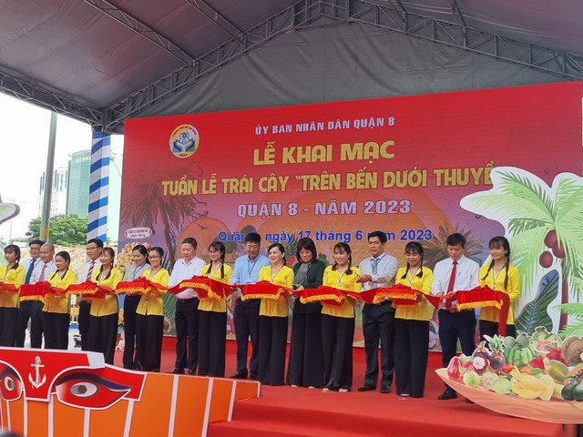 TPHCM: Khai mạc Tuần lễ trái cây “Trên bến Dưới thuyền” năm 2023 - Ảnh 1.