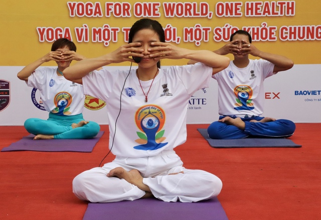 Bình Dương: Hơn 1.000 người tham gia đồng diễn Ngày Quốc tế Yoga lần thứ 9 năm 2023 - Ảnh 6.