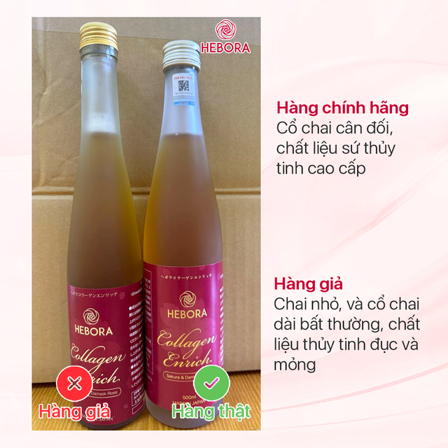 Thương hiệu collagen Hebora đưa ra cảnh báo về hàng giả và cách nhận biết sản phẩm chính hãng - Ảnh 2.