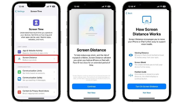 Trẻ có thể cận thị nếu nhìn màn hình smartphone quá gần và quá lâu, iOS 17 đã có cách khắc phục? - Ảnh 2. Trẻ có thể cận thị nếu nhìn màn hình smartphone quá gần và quá lâu, iOS 17 đã có cách khắc phục? - Ảnh 2.