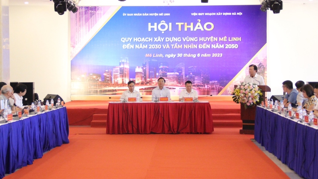 Nguyên Phó Thủ tướng Trịnh Đình Dũng: Mê Linh phải đảm nhận chức năng đô thị vệ tinh, gánh vác thêm trách nhiệm cho Hà Nội - Ảnh 2.