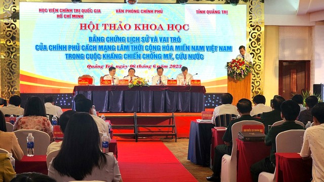 Hội thảo khẳng định vai trò của Chính phủ Cách mạng lâm thời Cộng hòa miền Nam Việt Nam - Ảnh 2.