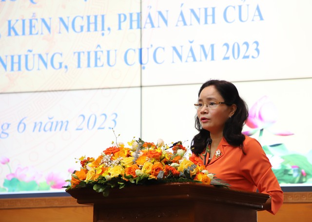 Thứ trưởng Trịnh Thị Thủy: Kiến nghị, phản ánh của công dân là một "kênh" để ngành VHTTDL nắm bắt tình hình thực tiễn - Ảnh 2. Thứ trưởng Trịnh Thị Thủy: Kiến nghị, phản ánh của công dân là một "kênh" để ngành VHTTDL nắm bắt tình hình thực tiễn - Ảnh 2.