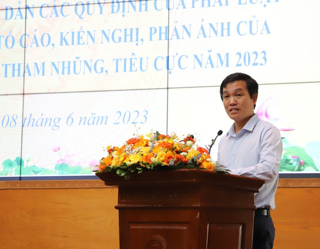 Thứ trưởng Trịnh Thị Thủy: Kiến nghị, phản ánh của công dân là một "kênh" để ngành VHTTDL nắm bắt tình hình thực tiễn - Ảnh 4. Thứ trưởng Trịnh Thị Thủy: Kiến nghị, phản ánh của công dân là một "kênh" để ngành VHTTDL nắm bắt tình hình thực tiễn - Ảnh 4.