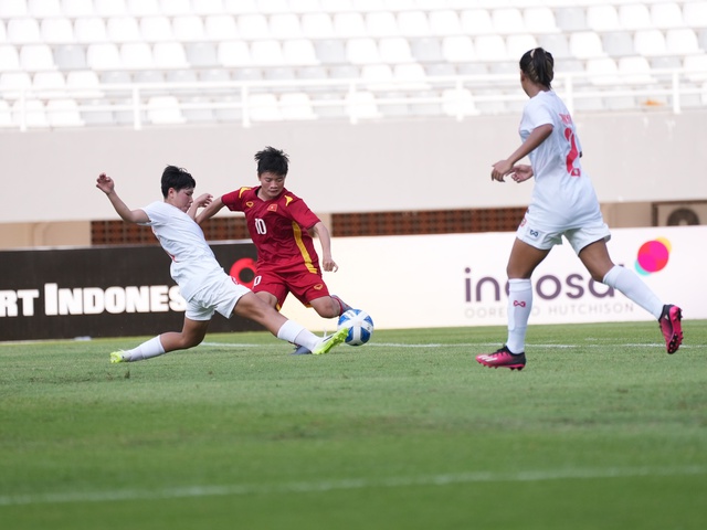 Ngược dòng đầy kịch tính, tuyển trẻ Việt Nam giành vé vào trận chung kết giải Đông Nam Á - Ảnh 2.