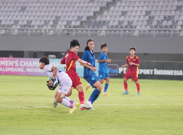 Thua Thái Lan, U19 nữ Việt Nam ngậm ngùi vị trí Á quân U19 nữ Đông Nam Á 2023 - Ảnh 8.