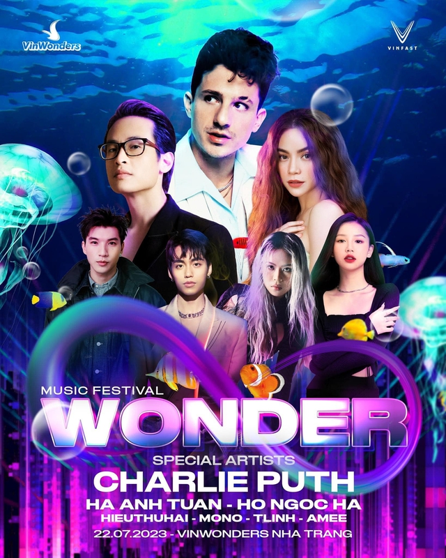 Siêu nhạc hội quốc tế có Charlie Puth và dàn nghệ sĩ Việt: Bữa tiệc âm nhạc đầy màu sắc của 8Wonder chuẩn bị khai mở!  - Ảnh 2.