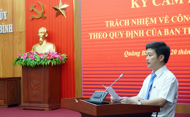 Điều động và bổ nhiệm một số cán bộ chủ chốt của tỉnh Quảng Bình - Ảnh 3.