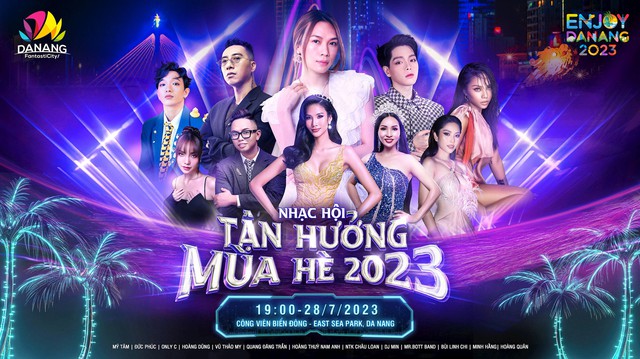 Dàn sao khủng &quot;đổ bộ&quot; đại nhạc hội tận hưởng mùa hè Đà Nẵng 2023 - Ảnh 1.