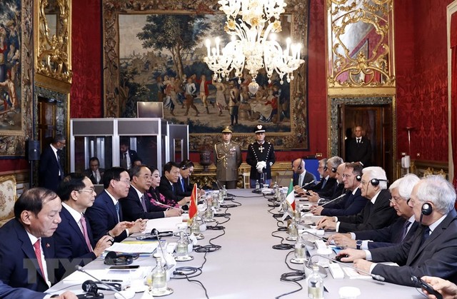 Việt Nam - Italy ký chương trình hợp tác văn hóa giai đoạn 2023-2026 - Ảnh 1.