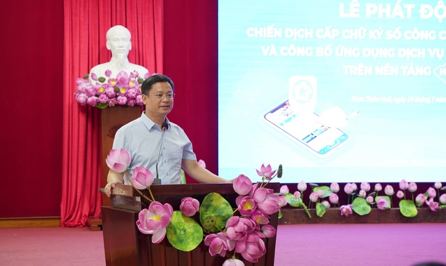 Thừa Thiên Huế phát động chiến dịch cấp chữ ký số công cộng cho người dân - Ảnh 1.
