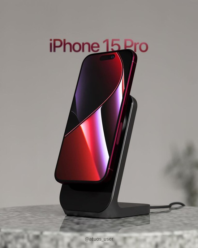 iPhone 15 Pro có thiết kế &quot;nhảy vọt&quot; sau nhiều năm, màu đỏ rượu vang sang trọng đầy hấp dẫn - Ảnh 3.
