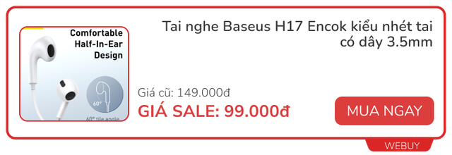 9 sản phẩm Xiaomi, Baseus, Logitech đang sale hết còn dưới 100.000đ, có cả tai nghe lẫn chuột máy tính - Ảnh 1.