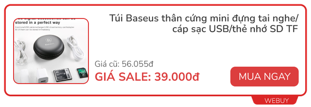 9 sản phẩm Xiaomi, Baseus, Logitech đang sale hết còn dưới 100.000đ, có cả tai nghe lẫn chuột máy tính - Ảnh 3.