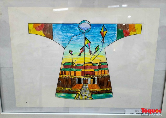 Hàng trăm học sinh thi vẽ tranh quảng bá di sản văn hóa Huế trên áo dài - Ảnh 11.