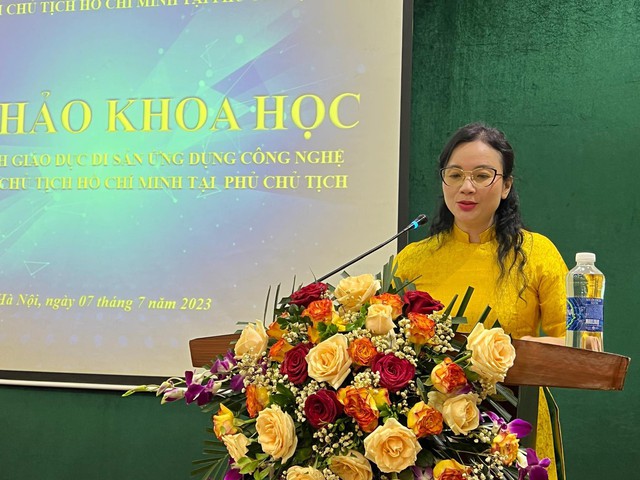 Giáo dục di sản ứng dụng công nghệ ở Khu Di tích Chủ tịch Hồ Chí Minh tại Phủ Chủ tịch - Ảnh 1.