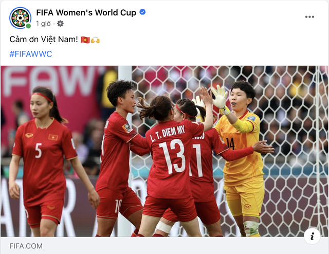 FIFA: 'Cảm ơn đội tuyển nữ Việt Nam' - Ảnh 1.