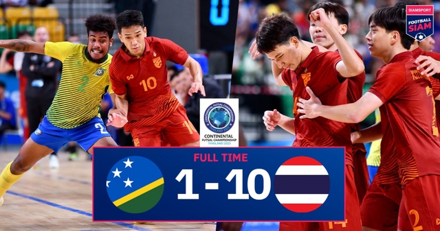 Thái Lan thắng cực đậm, thẳng tiến chức vô địch giải liên lục địa - Ảnh 1.