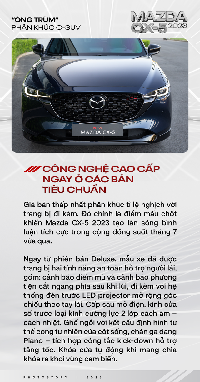 Nếu vẫn chưa tin Mazda CX-5 2023 là &quot;ông trùm&quot; phân khúc C-SUV thì 10 lý do sau đây đủ sức chứng minh điều đó - Ảnh 2.