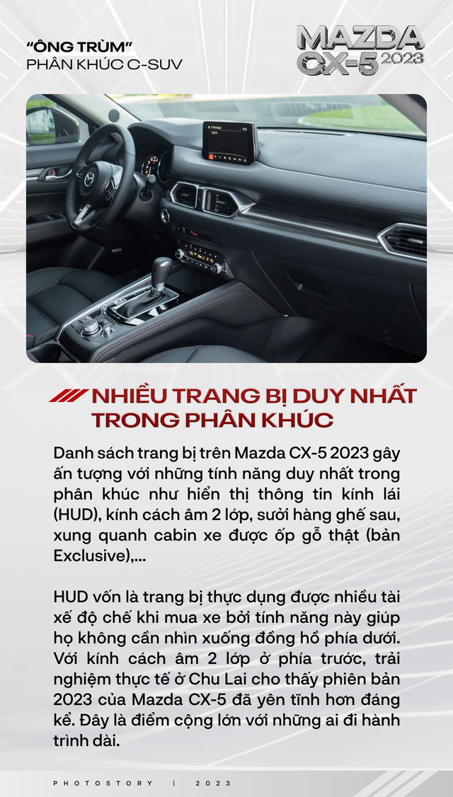 Nếu vẫn chưa tin Mazda CX-5 2023 là &quot;ông trùm&quot; phân khúc C-SUV thì 10 lý do sau đây đủ sức chứng minh điều đó - Ảnh 9.