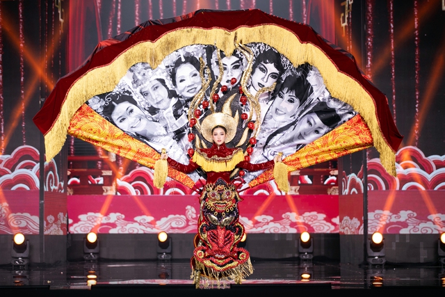 Mãn nhãn đêm thi Trang phục dân tộc Miss Grand Vietnam: Thiên Ân diễn xuất thần, loạt thiết kế ấn tượng đến bất ngờ - Ảnh 5.