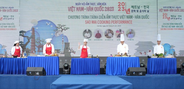 Trải nghiệm văn hóa Hàn Quốc và Việt Nam trong Ngày hội ẩm thực, văn hóa hai nước - Ảnh 3.