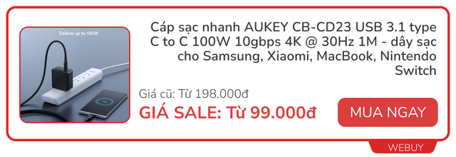 10 món đồ Xiaomi, Aukey, Hoco, Baseus đang giảm chỉ còn dưới 100.000đ: Đủ món từ cốc sạc nhanh, đèn ngủ đến tai nghe - Ảnh 9.