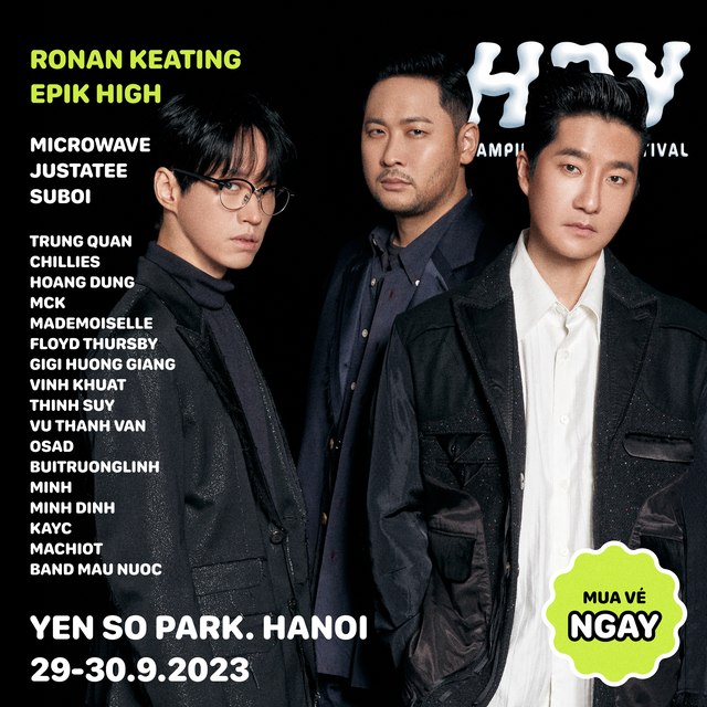 Epik High và thủ lĩnh nhóm Boyzone xác nhận trình diễn tại HAY Fest, khán giả &quot;bùng nổ&quot; cảm xúc! - Ảnh 1.