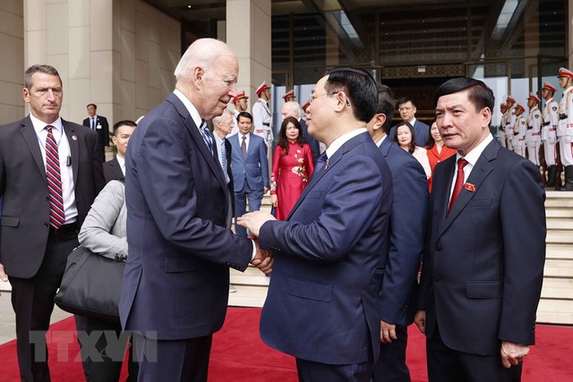 Tổng thống Hoa Kỳ Joe Biden kết thúc tốt đẹp chuyến thăm Việt Nam - Ảnh 6.