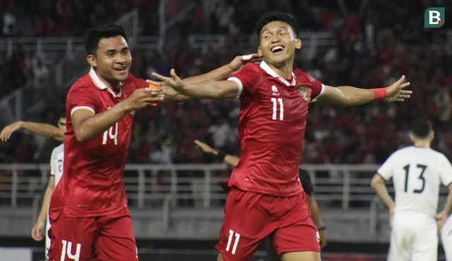 U23 Indonesia ngoan cường thắng đối thủ mạnh, mở toang cửa đi tiếp tại Asiad 2022 - Ảnh 1.
