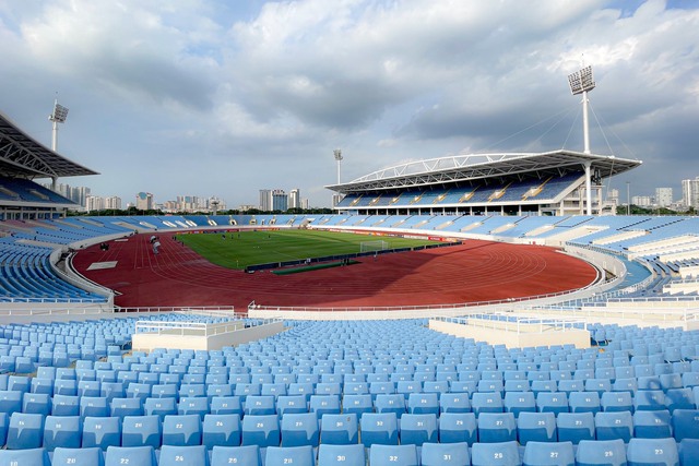 Sân Mỹ Đình có diện mạo mới, sẵn sàng cho trận đấu Hà Nội FC vs Pohang Steelers  - Ảnh 9.