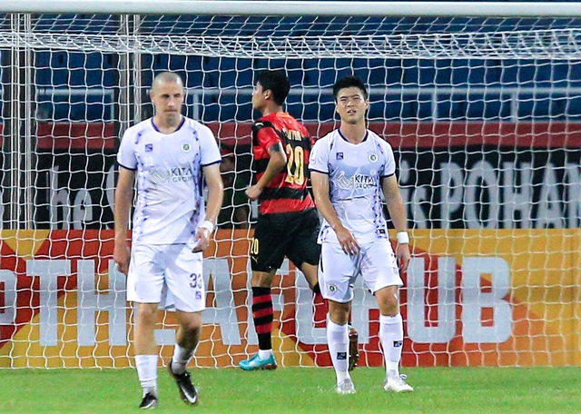 Hà Nội FC nhận bàn thua chóng vánh, Duy Mạnh lập tức thể hiện tinh thần thủ lĩnh, khích lệ toàn đội - Ảnh 5.