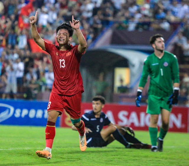 Chiêm ngưỡng 6 bàn thắng với 6 kiểu ăn mừng đặc biệt của U23 Việt Nam  - Ảnh 7.