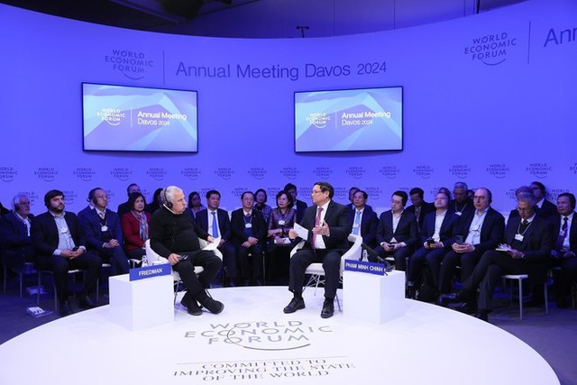 Những hoạt động đầu tiên của Thủ tướng Phạm Minh Chính tại Hội nghị WEF Davos 2024 - Ảnh 2.