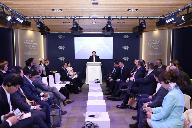 Những hoạt động đầu tiên của Thủ tướng Phạm Minh Chính tại Hội nghị WEF Davos 2024 - Ảnh 1.