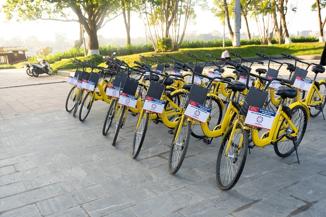 Tái khởi động hệ thống xe đạp công cộng tại trung tâm thành phố Huế - Ảnh 1.