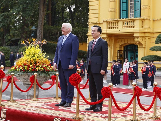 Chuỗi hoạt động của Tổng thống Đức Frank-Walter Steinmeier tại Việt Nam - Ảnh 1.