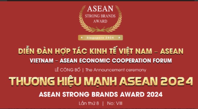 Diễn đàn hợp tác kinh tế Việt Nam – ASEAN & Lễ công bố Thương hiệu Mạnh ASEAN 2024 – Lần thứ 8 sắp diễn ra tại Singapore. - Ảnh 1.