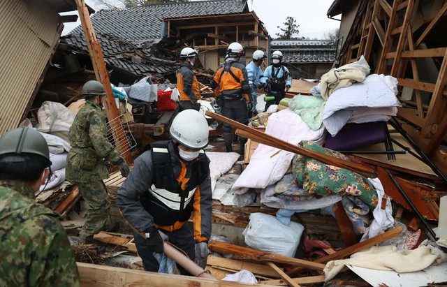 Nhân chứng tại nơi trú ẩn kể lại khoảnh khắc động đất rung chuyển Nhật Bản - Ảnh 1.