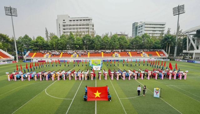 Sôi động lễ khai mạc giải bóng đá Thanh niên Sinh viên Việt Nam lần II - Ảnh 1.