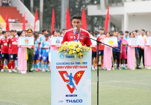 Sôi động lễ khai mạc giải bóng đá Thanh niên Sinh viên Việt Nam lần II - Ảnh 3.