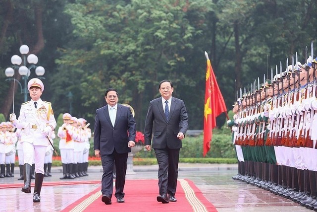 Chuỗi hoạt động của Thủ tướng Lào Sonexay Siphandone tại Việt Nam - Ảnh 1.