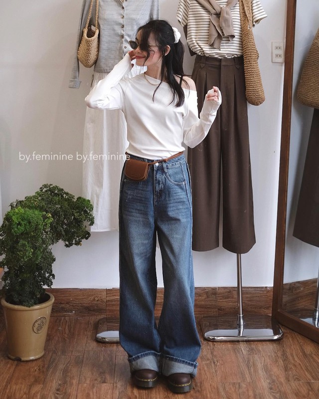 Phong cách của Yoona thăng hạng mạnh mẽ nhờ chăm diện quần ống rộng, đây cũng là món quà lý tưởng tặng nàng - Ảnh 12.
