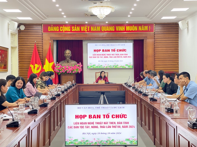 Tích cực chuẩn bị cho Liên hoan nghệ thuật hát Then, đàn Tính của các dân tộc Tày, Nùng, Thái lần thứ VII, năm 2024. - Ảnh 4.